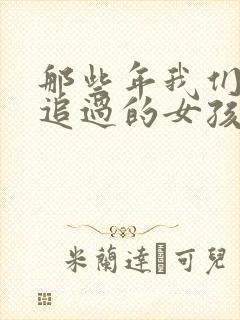 那些年我们一起追过的女孩小说