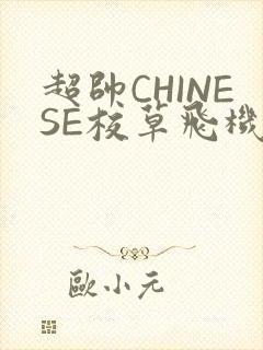 超帅CHINESE校草飞机BLUE