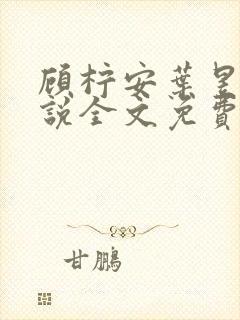 顾柠安叶昱城小说全文免费阅读