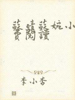 苏晴苏婉小说免费阅读