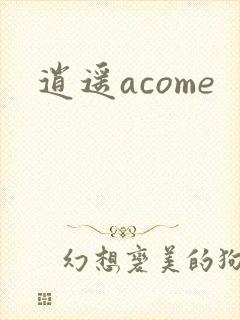 逍遥acome