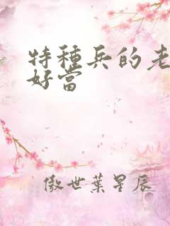 特种兵的老婆不好当