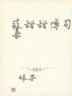 苏甜甜傅司衍机长
