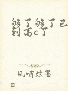够了够了已经满到高c了