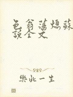 色翁荡熄苏钥小说全文