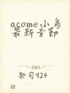 acome小鸟最新章节