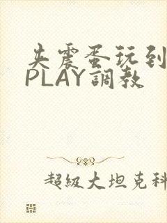 夹震蛋玩到失禁PLAY调教