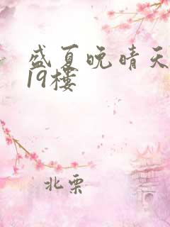 盛夏晚晴天小说19楼