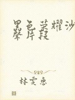 黑色荣耀沙发原声片段