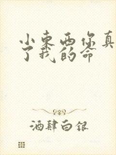 小东西你真能要了我的命