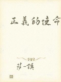 正义的使命小说