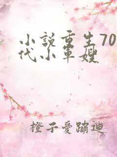 小说重生70年代小军嫂
