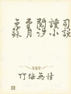 免费阅读司空靖苏月汐小说全文正版