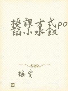 授课方式po肉馅小水饺