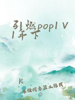 引燃pop1∨1年下