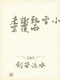 老谢韩雪小说翻云覆雨