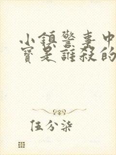 小镇警事中张镇宝是谁杀的