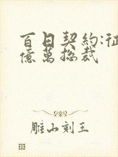 百日契约:征服亿万总裁