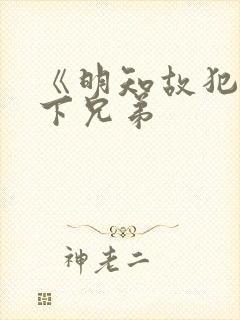 《明知故犯》年下兄弟