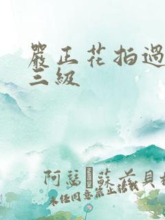 严正花拍过什么三级