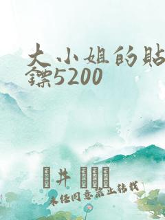 大小姐的贴身保镖5200