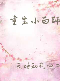 重生小白师尊