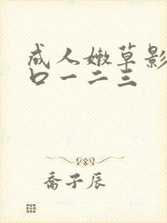 成人嫩草影院入口一二三