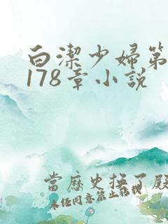 白洁少妇第1一178章小说
