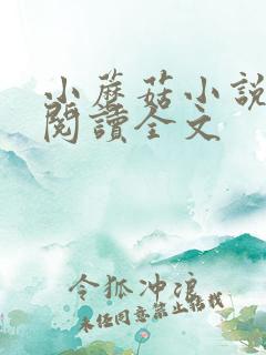 小蘑菇小说免费阅读全文