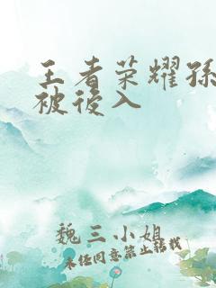 王者荣耀孙尚香被后入