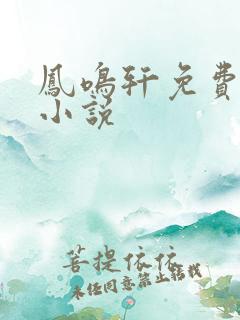 凤鸣轩免费言情小说