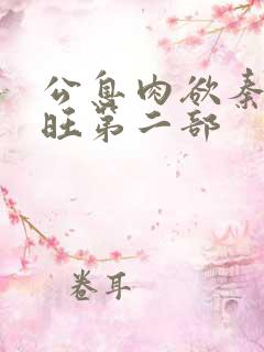 公息肉欲秦雨老旺第二部