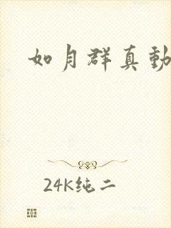 如月群真动画
