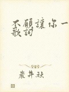 不愿让你一个人歌词