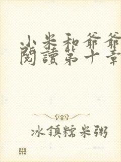 小米和爷爷在线阅读第十章