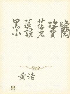 黑莲花攻略手册小说免费阅读