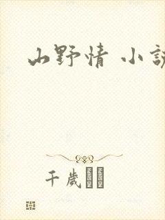 山野情 小说