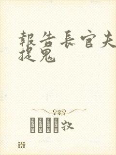 报告长官夫人在捉鬼