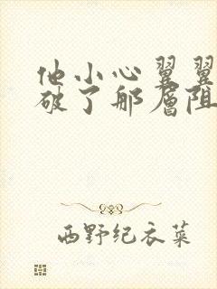 他小心翼翼的冲破了那层阻碍