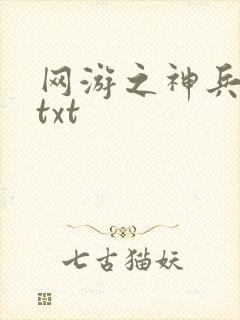 网游之神兵利器txt