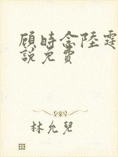 顾时念陆霆骁小说免费