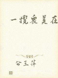 一揽众美在三国