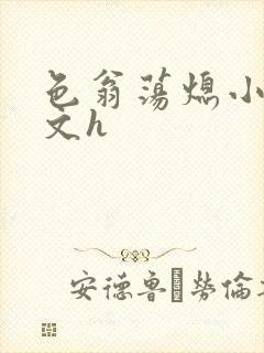 色翁荡熄小说全文h