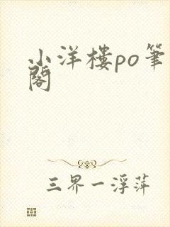 小洋楼po笔趣阁