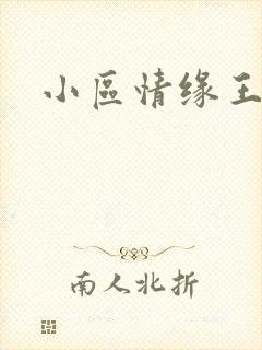 小区情缘王丽萍