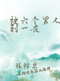 被六个男人躁J到一夜