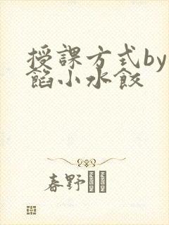 授课方式by肉馅小水饺