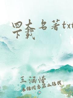 四大名著txt下载
