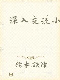 深入交流小说