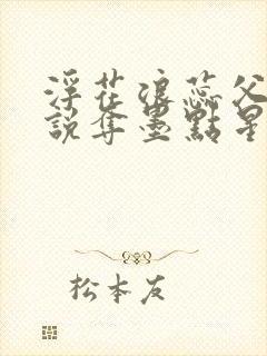 浮花浪蕊父女小说夺墨点星